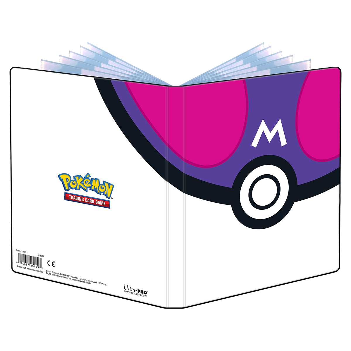 ultra-pro-pok-mon-master-ball-4-pocket-portfolio-f-r-40-karten image 1