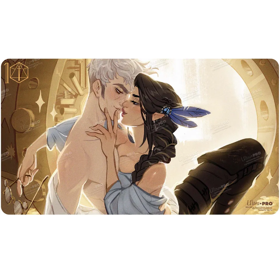 ultra-pro-critical-role-pinups-percy-und-vex-playmat-standard-spielmatte-24-x-13 image 1