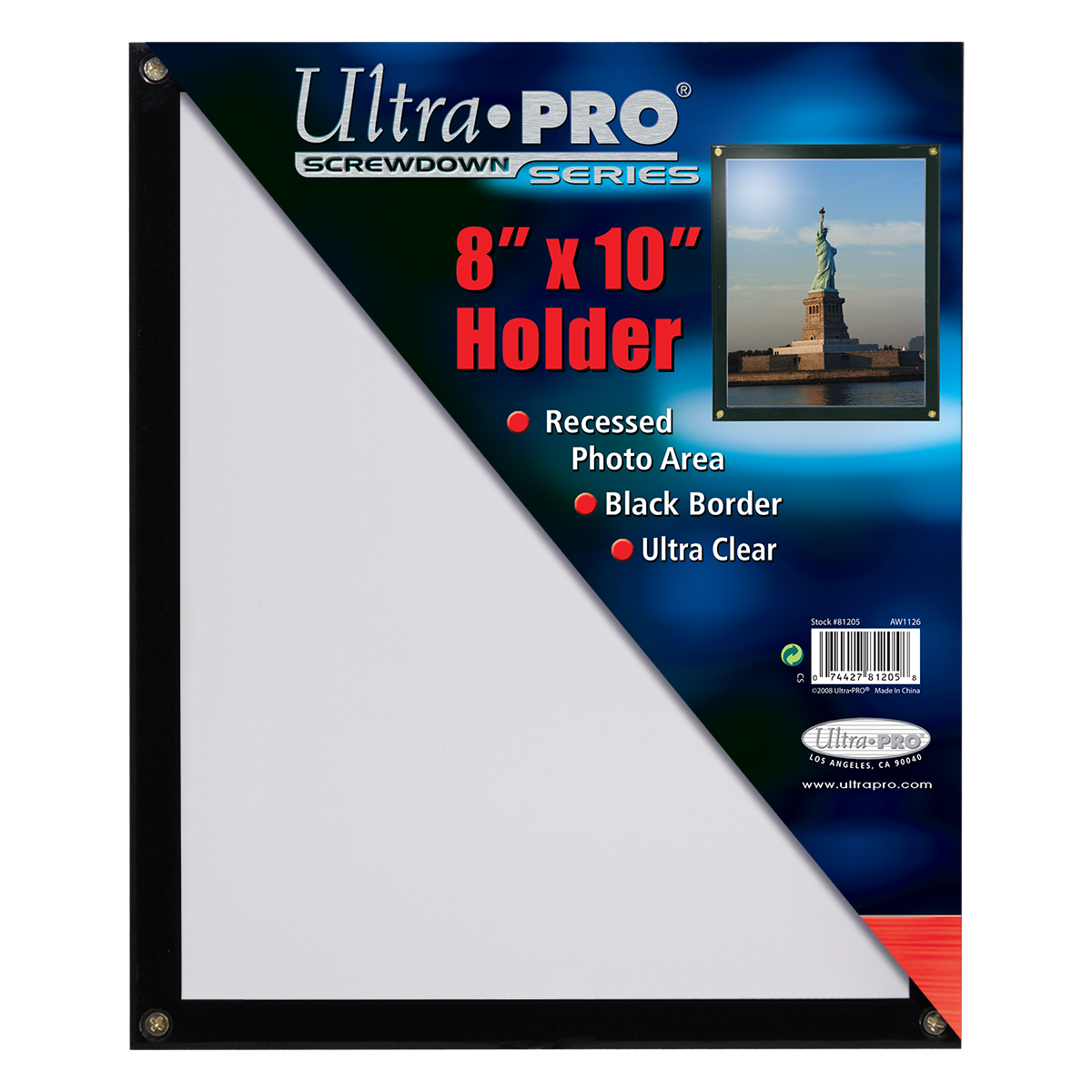 ultra-pro-photo-8-x-10-zoll-black-frame-screwdown-halter-bilderrahmen-halter-sch image 1