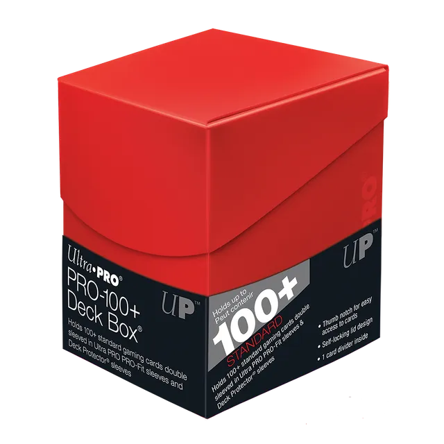 ultra-pro-eclipse-pro-100-deck-box-apple-red-kartenbox image 1