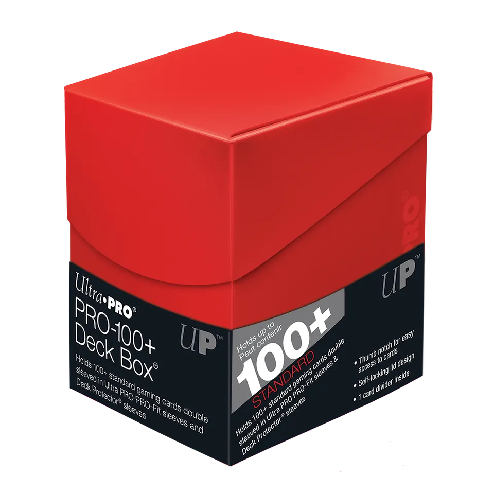 ultra-pro-eclipse-pro-100-deck-box-apple-red-kartenbox image 1