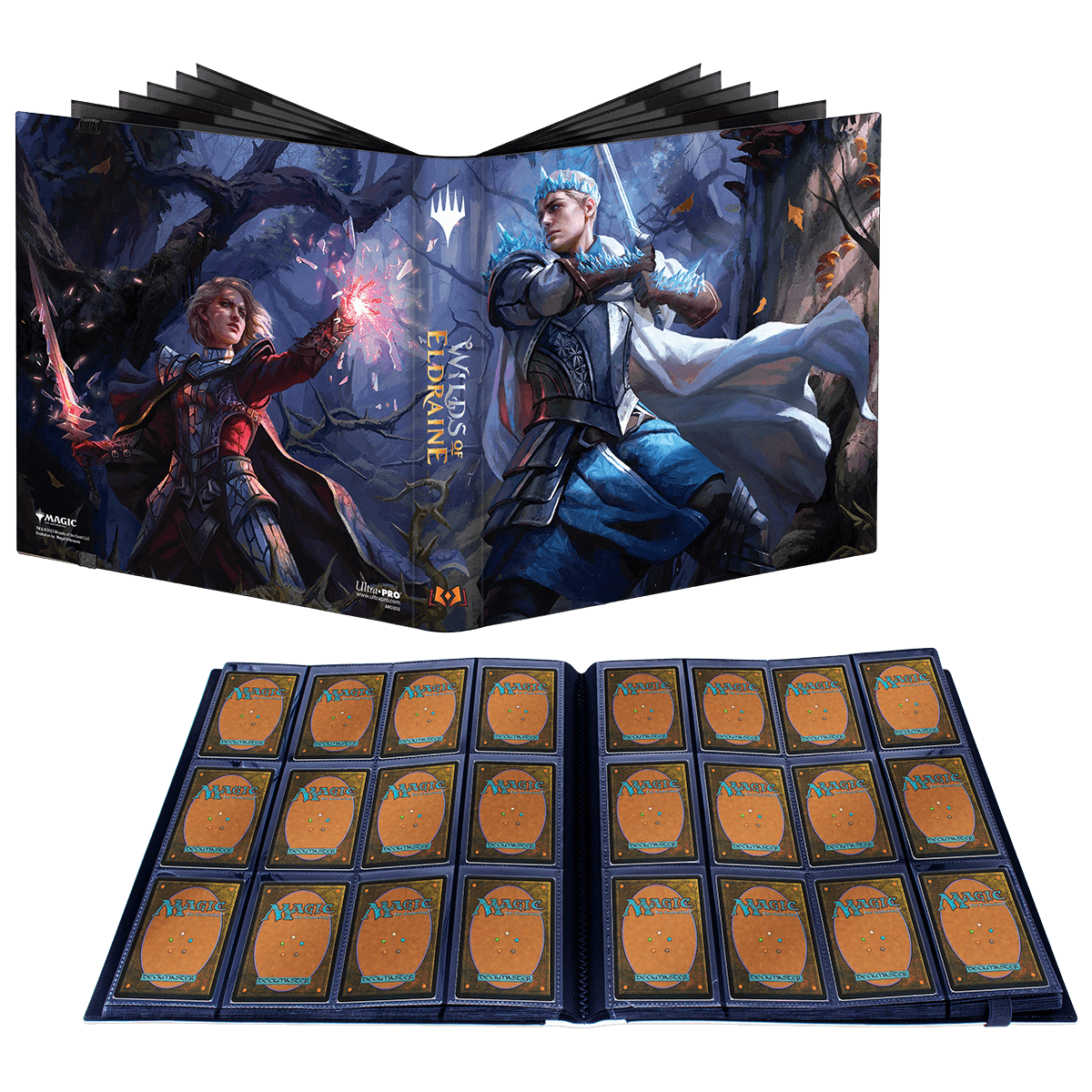 ultra-pro-wilds-of-eldraine-will-fighting-rowan-12-pocket-pro-binder-f-r-magic-t image 2