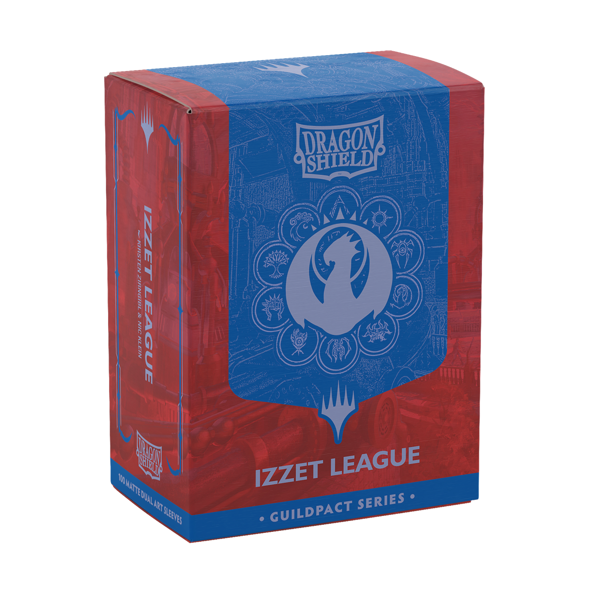 dragon-shield-izzet-league-matte-dual-art-sleeves-guildpact-series image 7