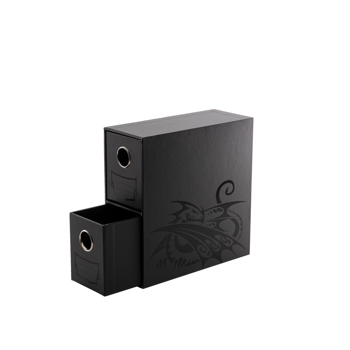 dragon-shield-fortress-2-card-drawers-vertical-kartenbox-schwarz image 2