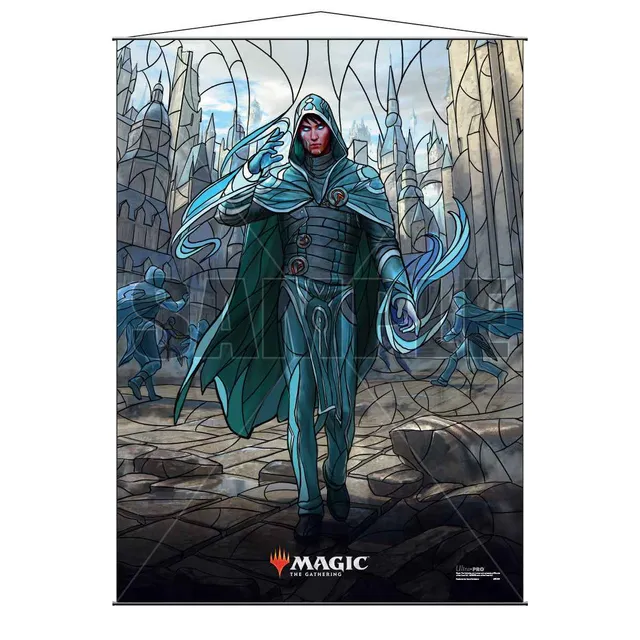 ultra-pro-magic-the-gathering-war-of-the-spark-jace-wielder-of-mysteries-stained image 1