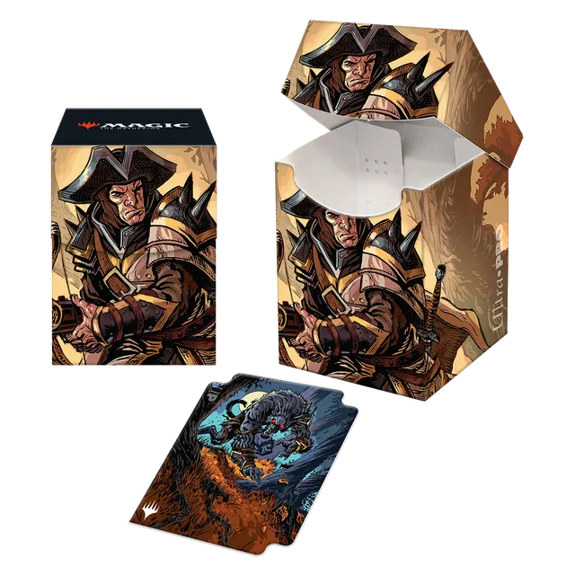ultra-pro-innistrad-midnight-hunt-brutal-cathar-100-deck-box-magic-the-gathering image 1