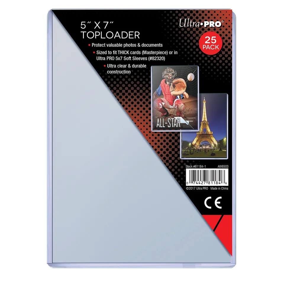 ultra-pro-5-x-7-toploader-h-llen-25-st-ck image 1