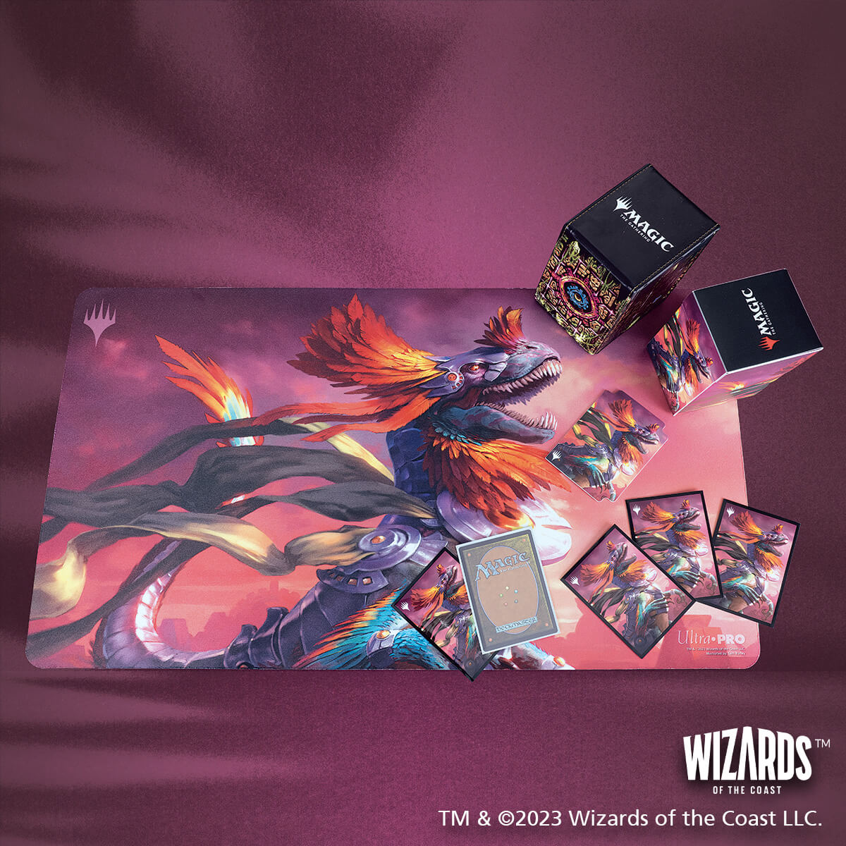 ultra-pro-the-lost-caverns-of-ixalan-pantlaza-sun-favored-standard-deck-protecto image 3