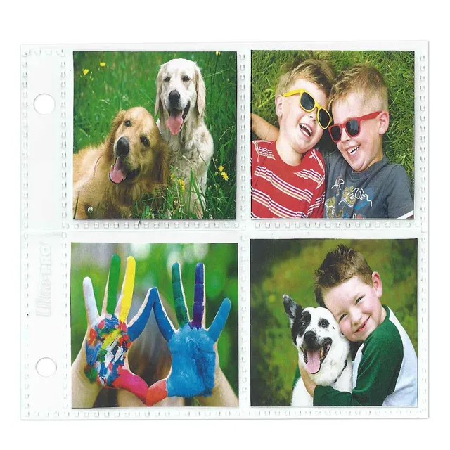 ultra-pro-2-hole-assorted-photo-pages-20ct-f-r-2-x-2-4-x-4-prints-foto-h-llen image 1