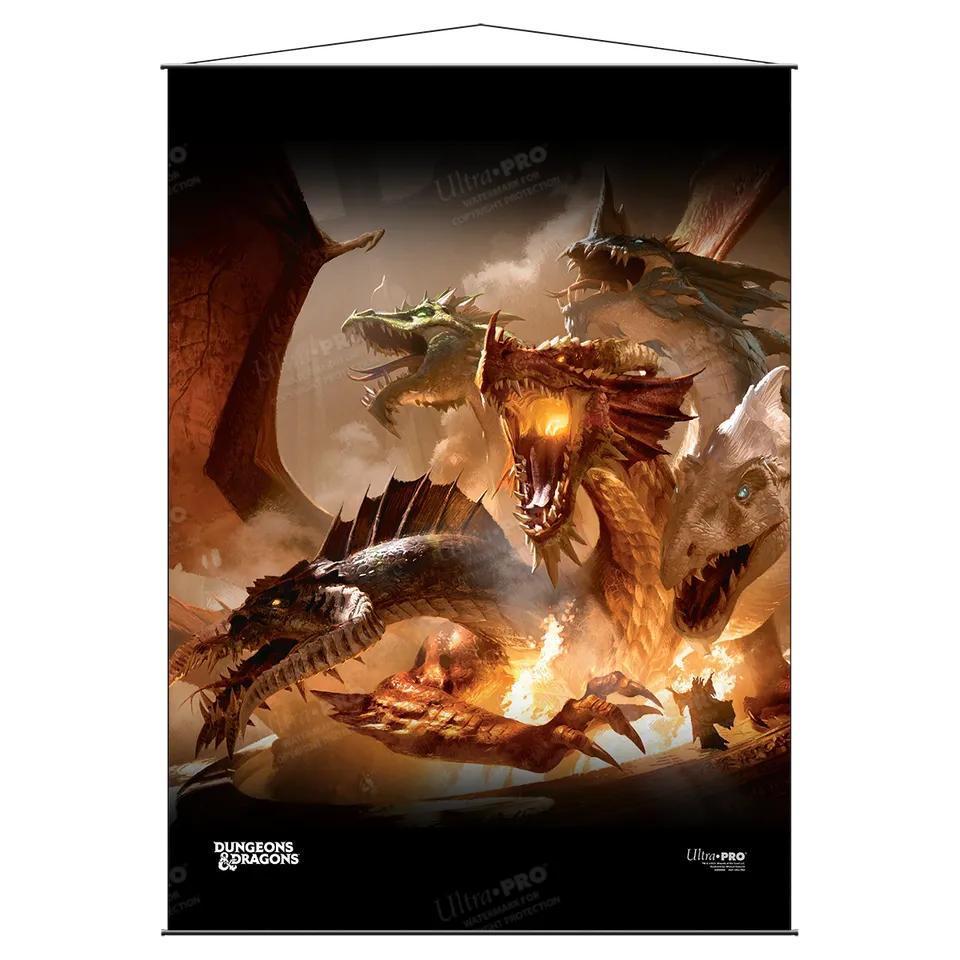 ultra-pro-cover-series-the-rise-of-tiamat-wall-scroll-f-r-dungeons-dragons image 1