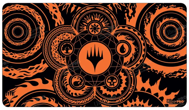 ultra-pro-mana-7-color-wheel-standard-gaming-playmat-f-r-magic-the-gathering image 1