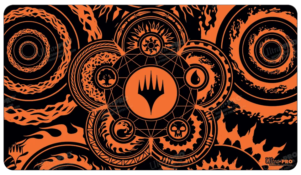ultra-pro-mana-7-color-wheel-standard-gaming-playmat-f-r-magic-the-gathering image 1