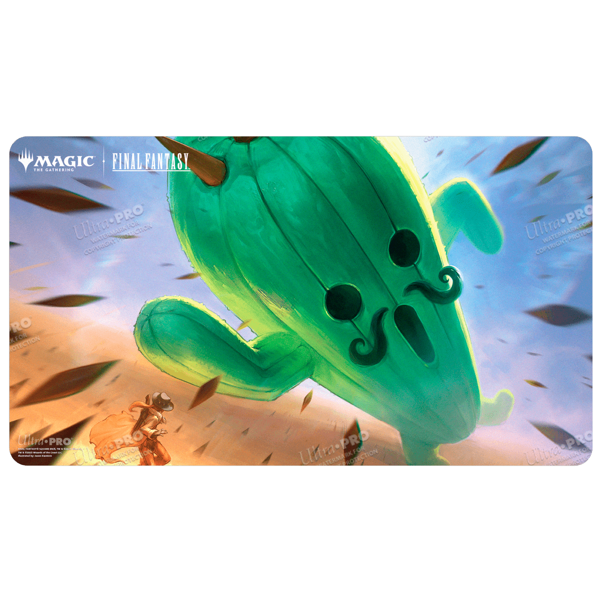 ultra-pro-magic-the-gathering-final-fantasy-jumbo-cactuar-playmat image 1