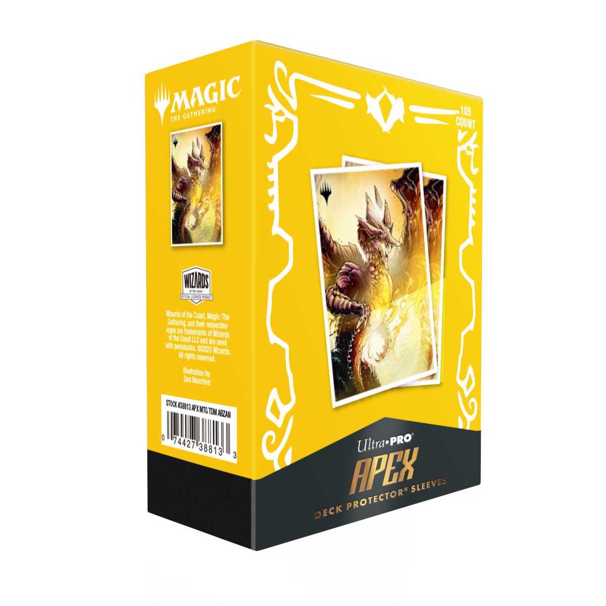 ultra-pro-tarkir-dragonstorm-betor-kin-to-all-105ct-apex-deck-protector-h-llen image 3