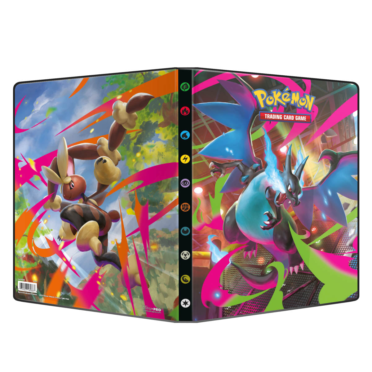 ultra-pro-mega-evolution-phantasmal-flames-9-pocket-portfolio-f-r-pok-mon-tcg image 1