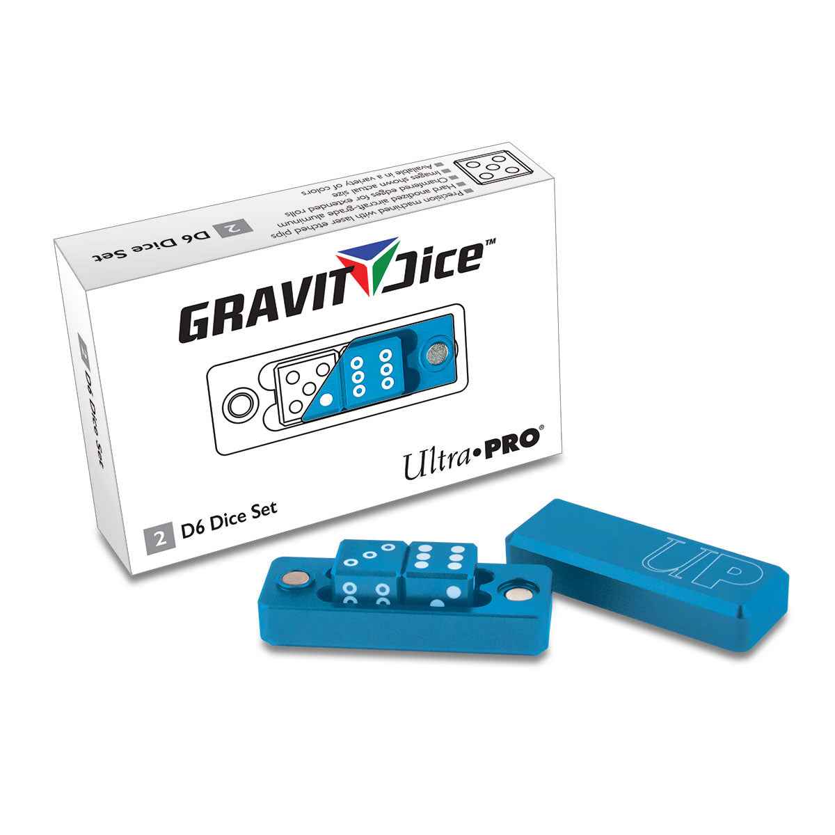 ultra-pro-gravity-dice-precision-d6-w-rfelset-aus-aluminium image 1