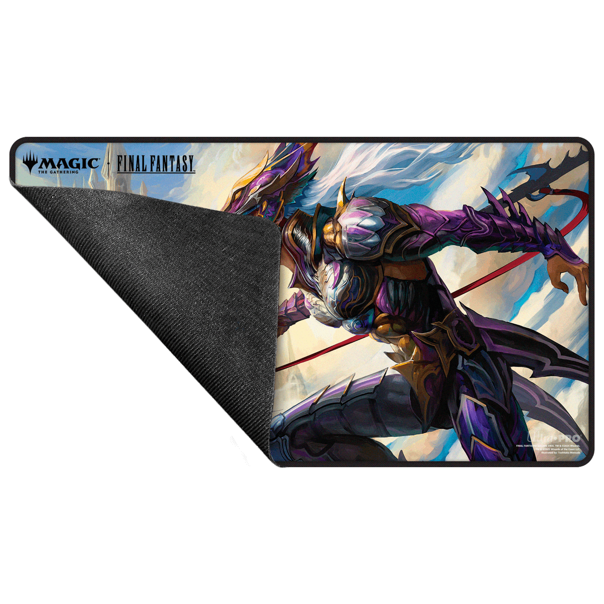 ultra-pro-magic-the-gathering-final-fantasy-kain-black-stitched-playmat image 3