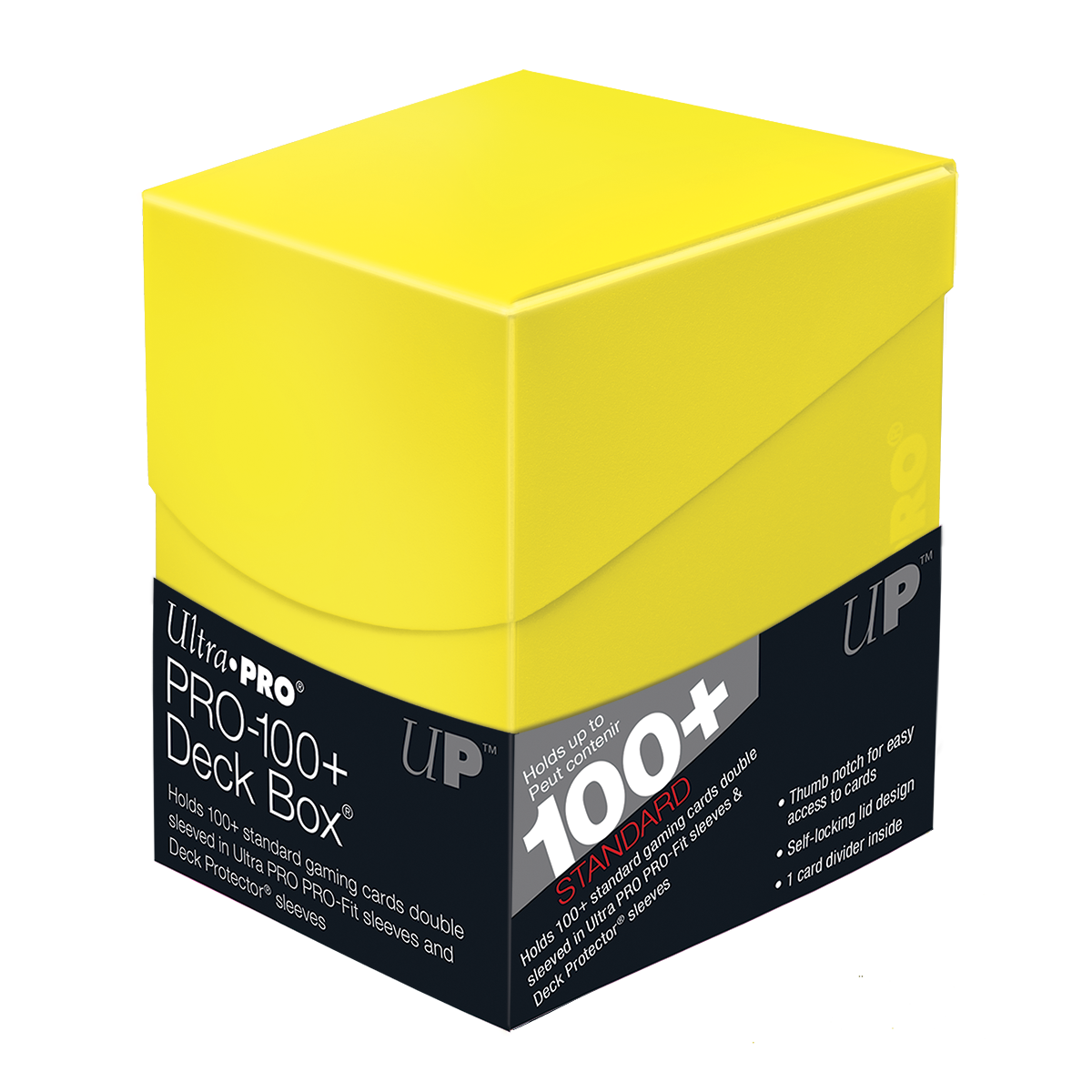 ultra-pro-eclipse-pro-100-deck-box-lemon-yellow image 1