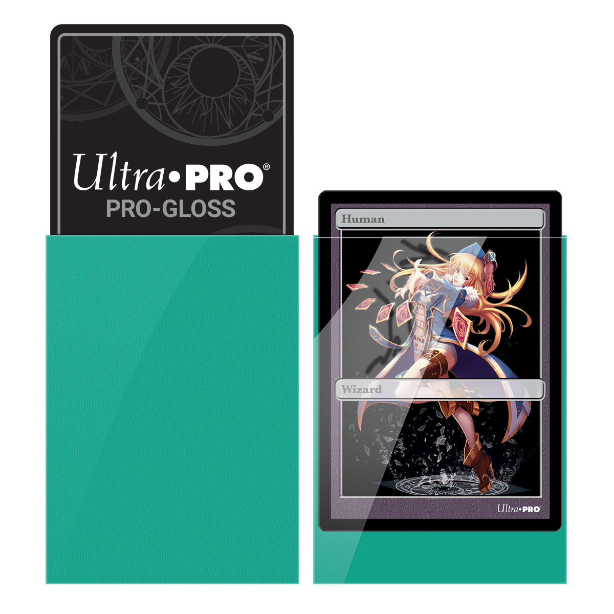 ultra-pro-pro-gloss-small-deck-protector-h-llen-aqua-60-st-ck image 2