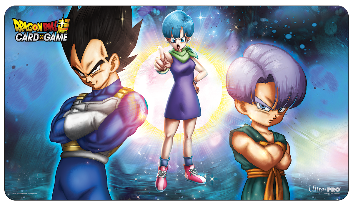 ultra-pro-dragon-ball-super-bulma-vegeta-und-trunks-standard-gaming-playmat image 1