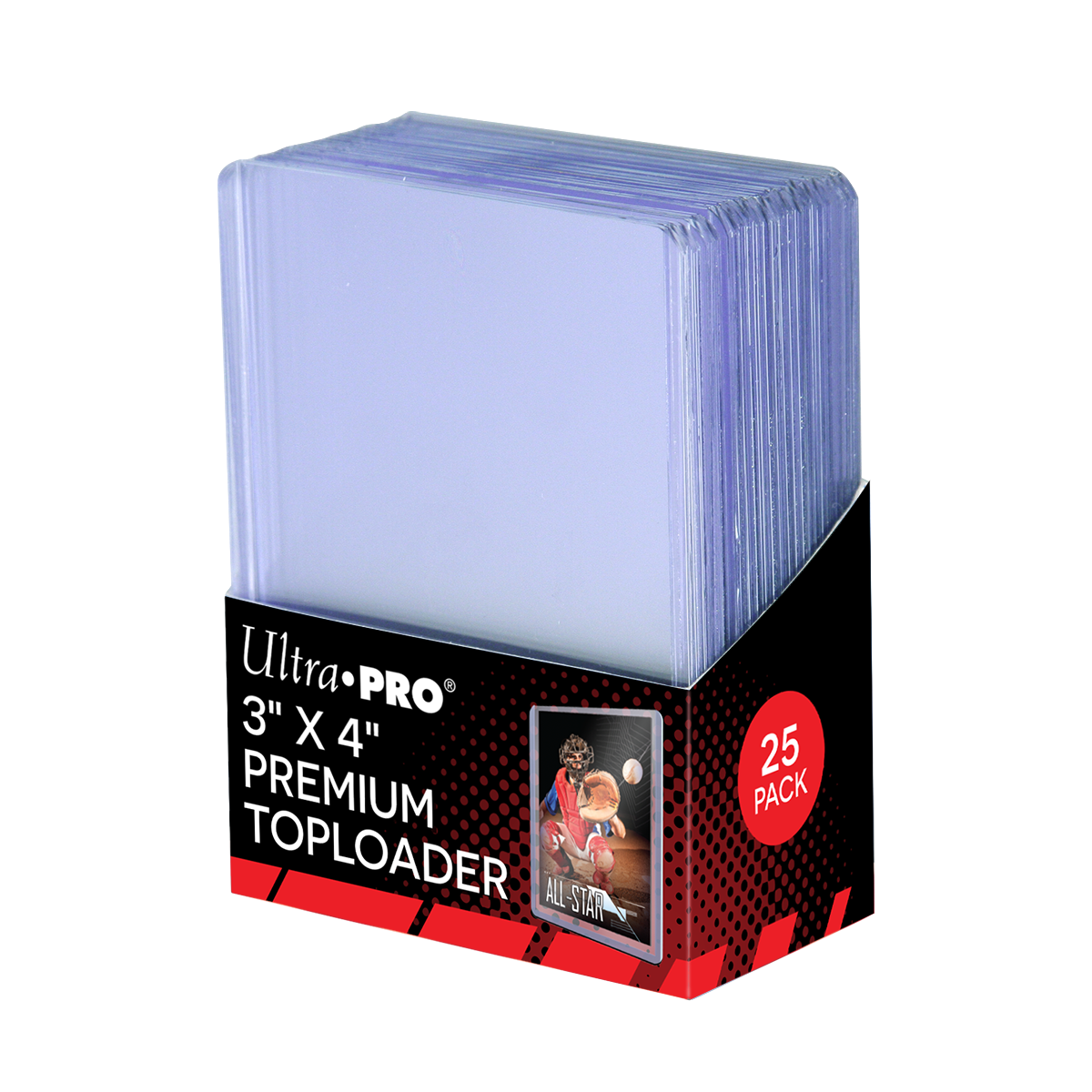 ultra-pro-3-x-4-ultra-clear-premium-toploader-sleeves-25ct-f-r-standard-karten image 1