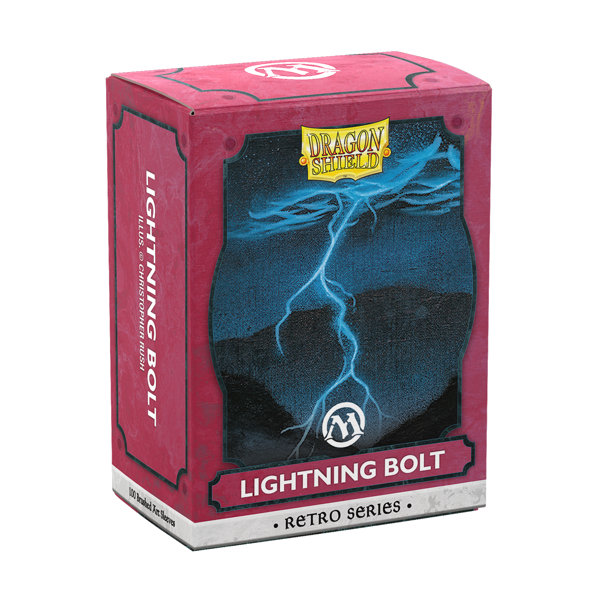dragon-shield-brushed-art-sleeves-standard-retro-series-lightning-bolt image 3