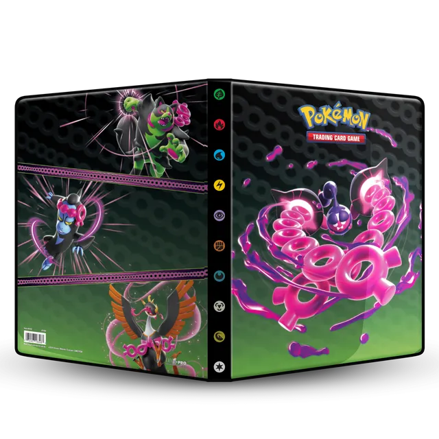 ultra-pro-scarlet-violet-shrouded-fable-9-pocket-portfolio-ordner-f-r-pok-mon image 1