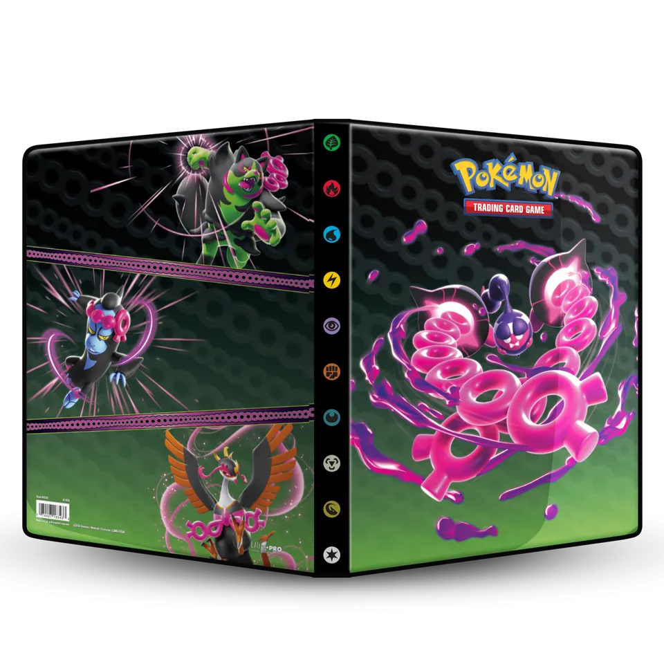 ultra-pro-scarlet-violet-shrouded-fable-9-pocket-portfolio-ordner-f-r-pok-mon image 1