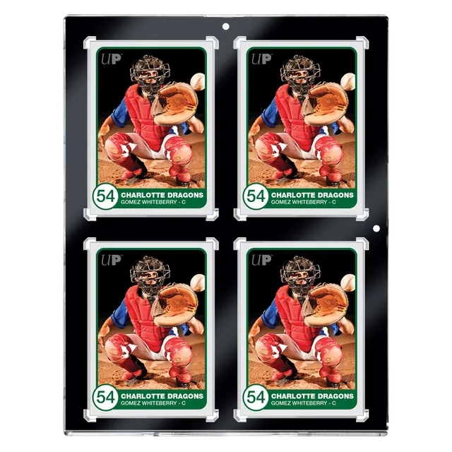 ultra-pro-130pt-4-card-black-border-uv-one-touch-magnet-halter image 1
