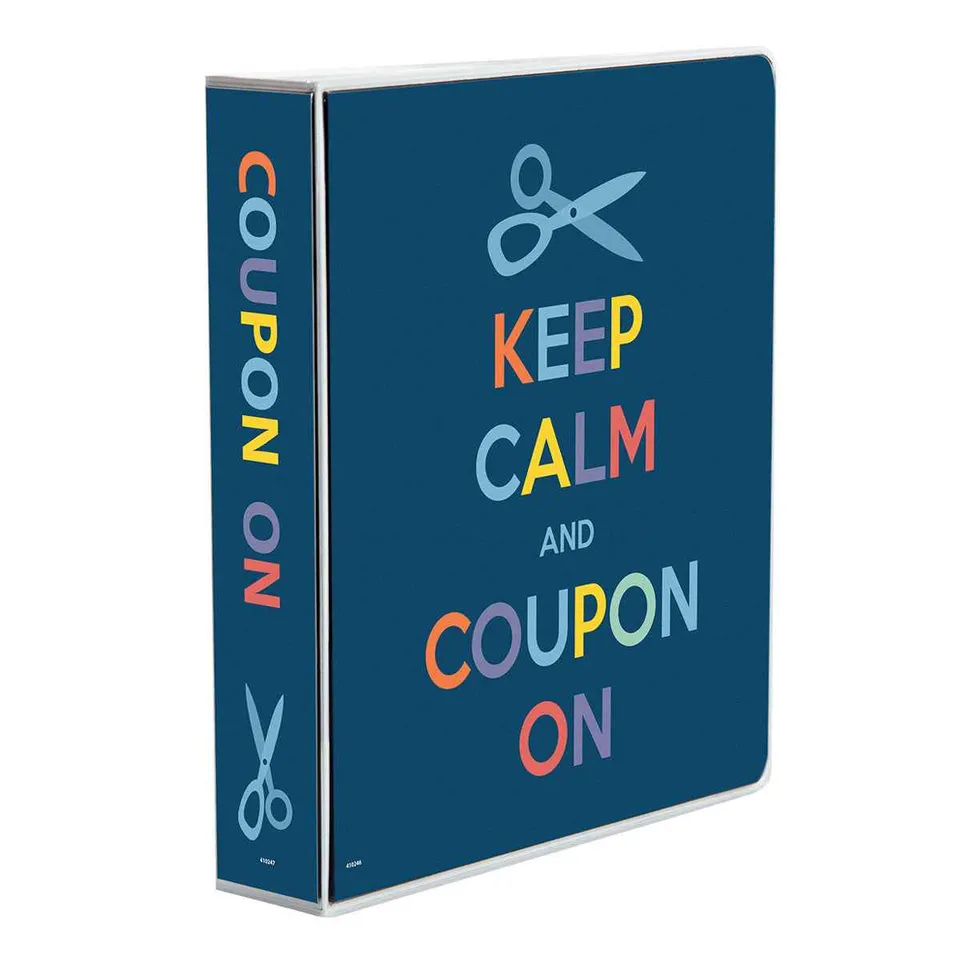 ultra-pro-keep-calm-3-ring-coupon-organizer-binder-sammelordner-inkl-40-h-llen image 1