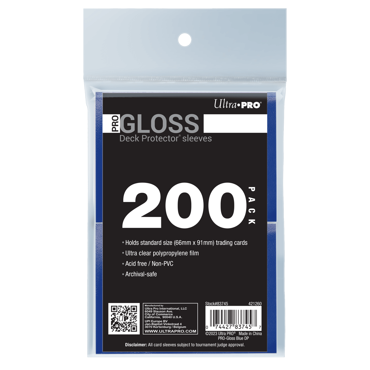 ultra-pro-pro-gloss-standard-deck-protector-sleeves-bundle-200ct image 8