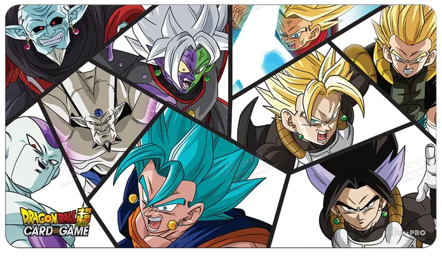 ultra-pro-dragon-ball-super-unison-warriors-gaming-playmat-24-x-13-5-mousepad image 1