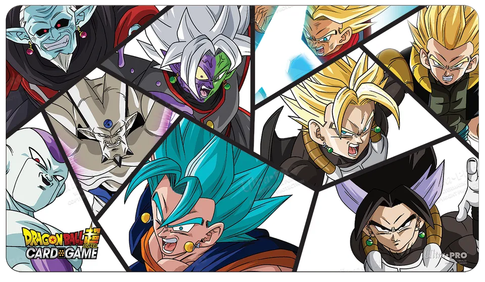 ultra-pro-dragon-ball-super-unison-warriors-gaming-playmat-24-x-13-5-mousepad image 1