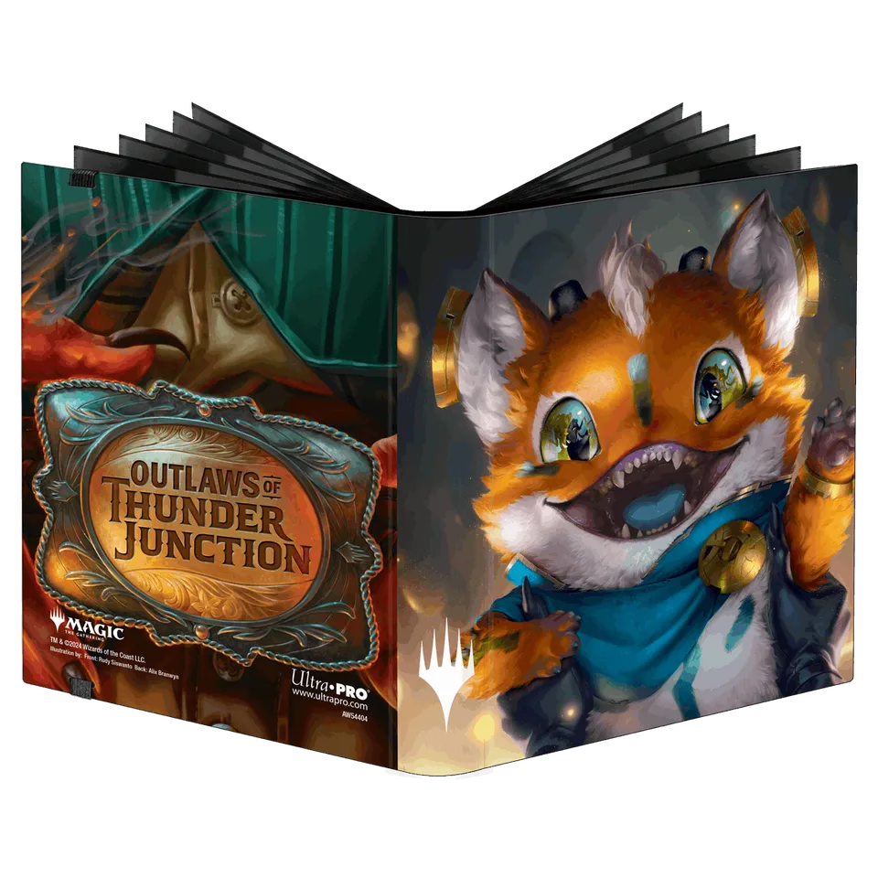 ultra-pro-magic-the-gathering-outlaws-of-thunder-junction-4-pocket-pro-binder image 1