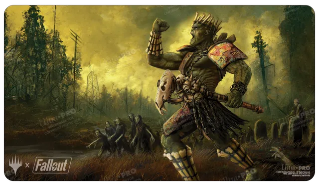 ultra-pro-fallout-grave-titan-standard-gaming-playmat-f-r-magic-the-gathering image 1