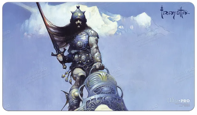 ultra-pro-silver-warrior-standard-gaming-playmat-von-frank-frazetta image 1