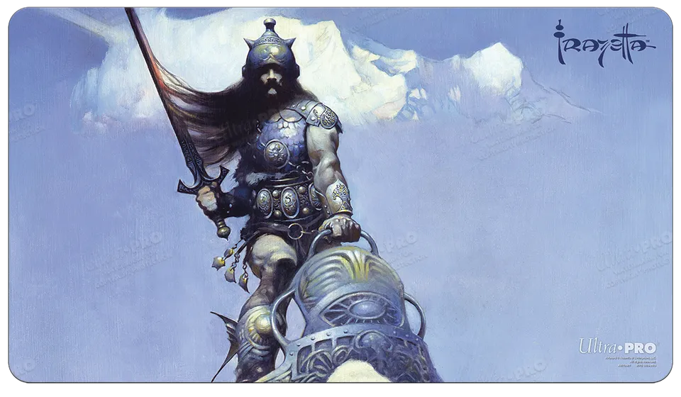 ultra-pro-silver-warrior-standard-gaming-playmat-von-frank-frazetta image 1