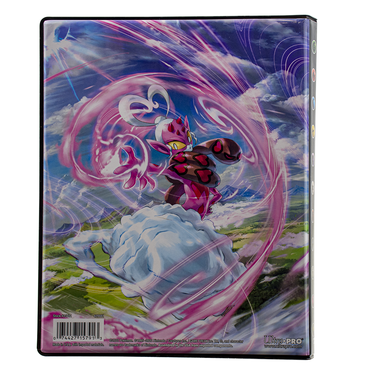 ultra-pro-sword-and-shield-11-hisuian-zoroark-und-enamorous-4-pocket-portfolio-f image 4