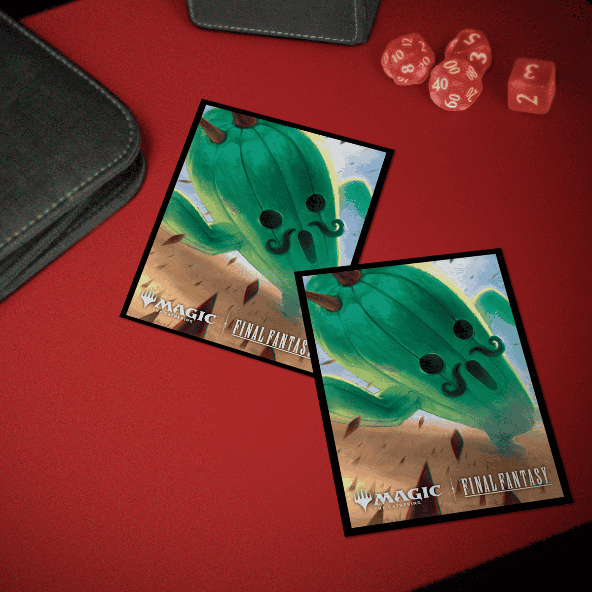 ultra-pro-magic-final-fantasy-jumbo-cactuar-100ct-deck-protector-sleeves-standar image 3