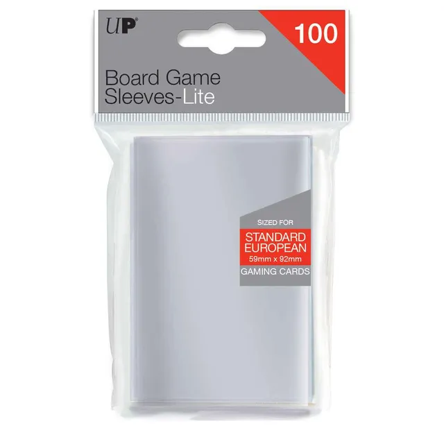 ultra-pro-standard-european-lite-board-game-sleeves-100ct-f-r-59mm-x-92mm-karten image 1