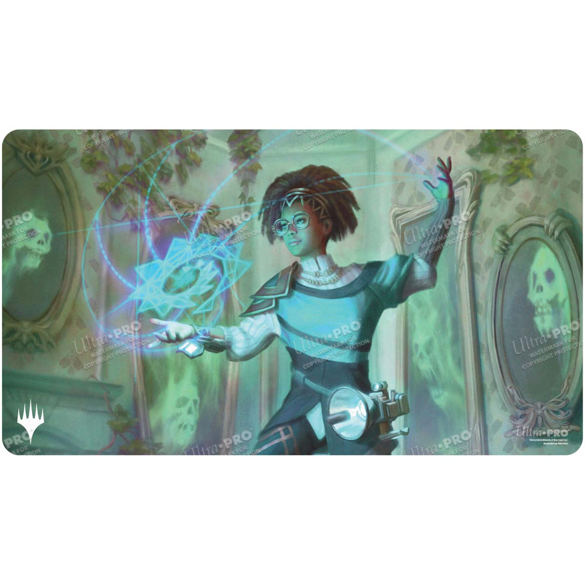 ultra-pro-duskmourn-zimone-mystery-unraveler-commander-standard-playmat-f-r-magi image 1
