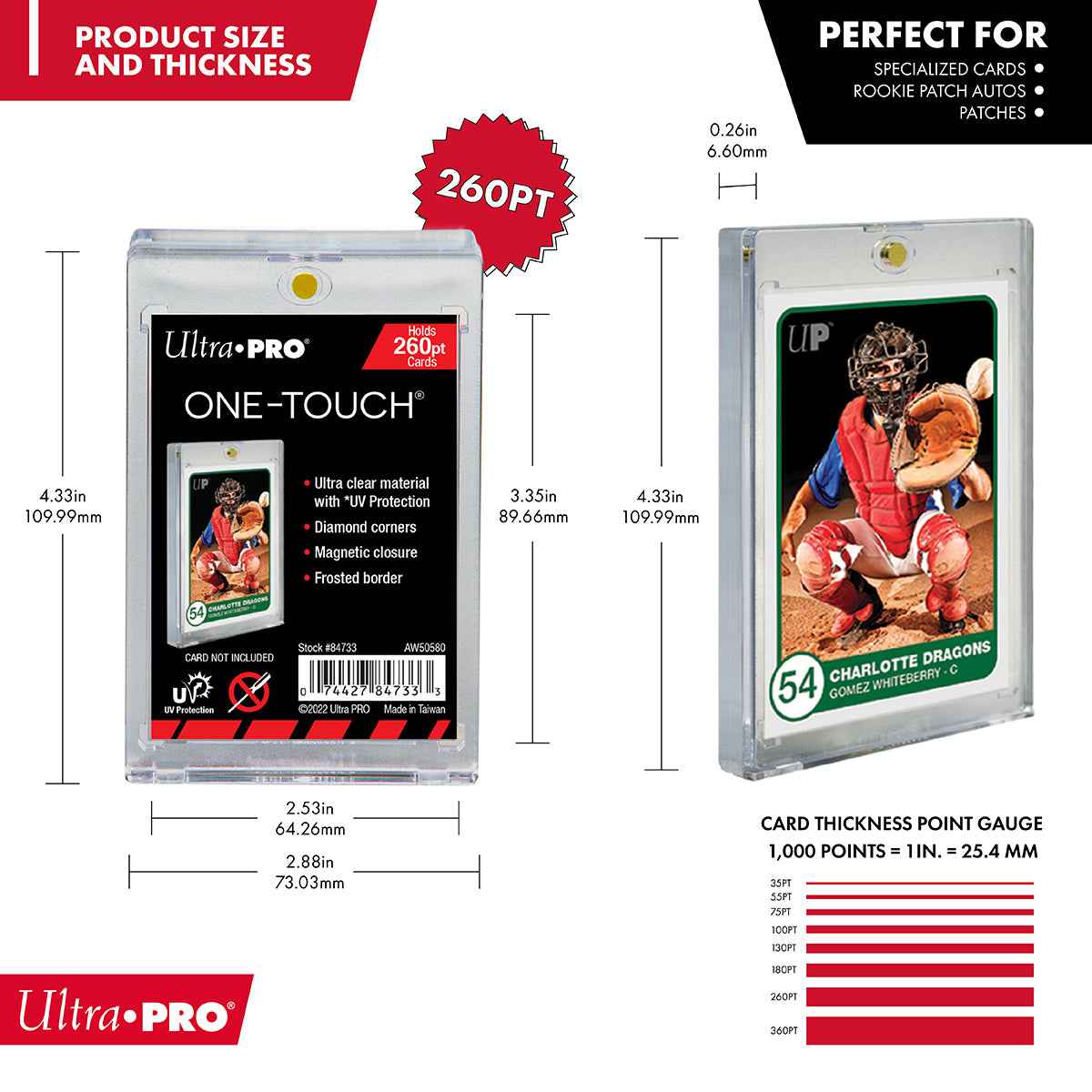 ultra-pro-260pt-uv-one-touch-magnetic-holder-f-r-sammelkarten image 2