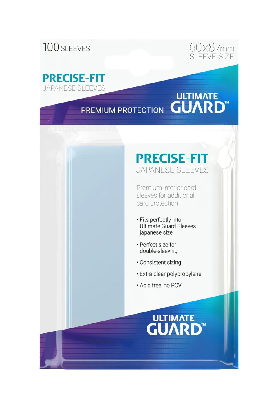 ultimate-guard-precise-fit-sleeves-japanische-gr-e-transparent-100-st-ck image 1