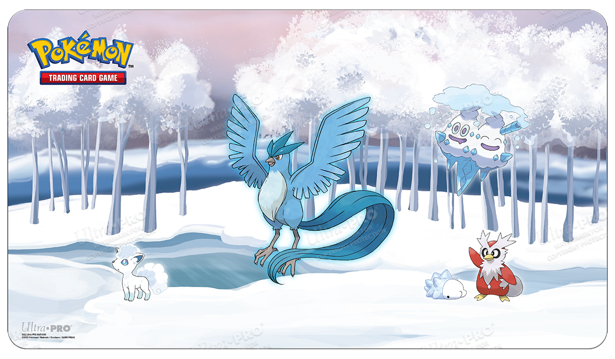 ultra-pro-gallery-series-frosted-forest-gaming-playmat-f-r-pokemon-24-x-13-5-zol image 1