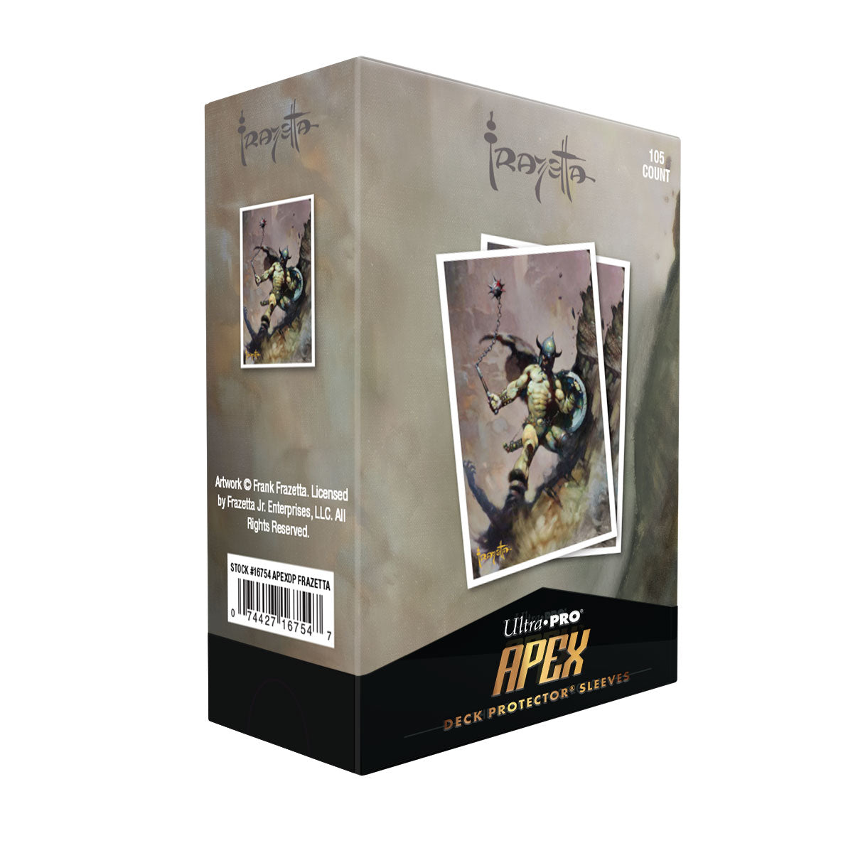ultra-pro-artist-spotlight-frank-frazetta-warrior-with-ball-and-chain-apex-deck- image 4