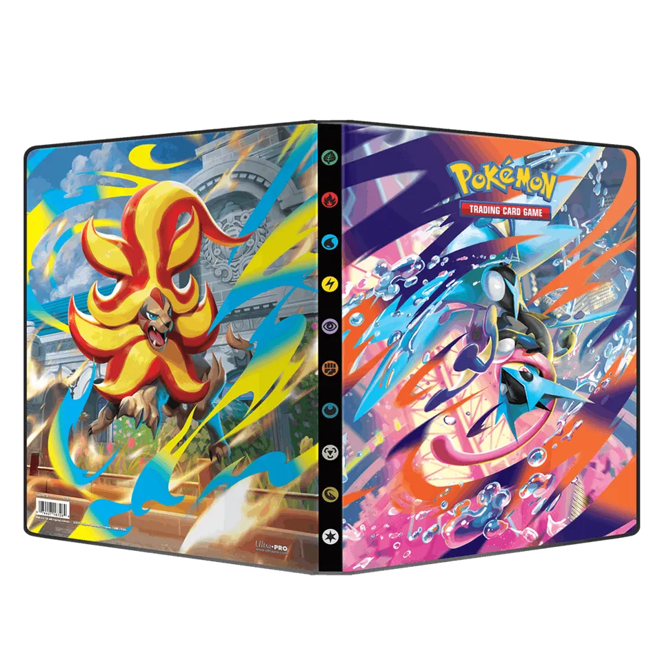 ultra-pro-mega-evolution-chaos-rising-9-pocket-portfolio-album-f-r-pok-mon image 1