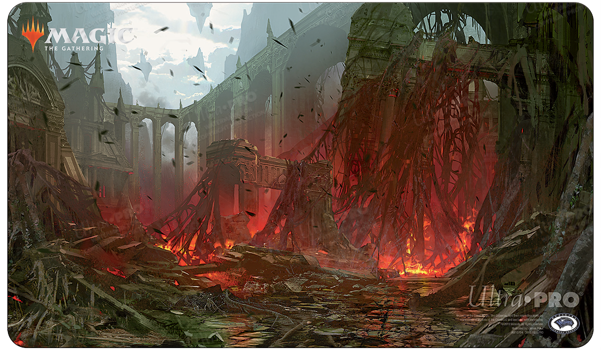 ultra-pro-ravnica-allegiance-gruul-small-gaming-playmat-f-r-magic-the-gathering image 1