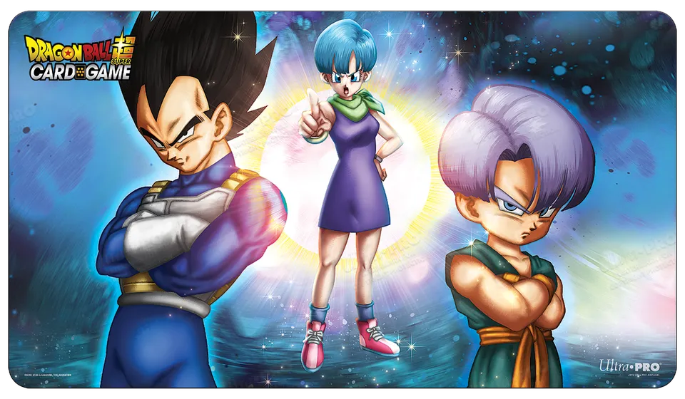 ultra-pro-dragon-ball-super-bulma-vegeta-und-trunks-standard-gaming-playmat image 1