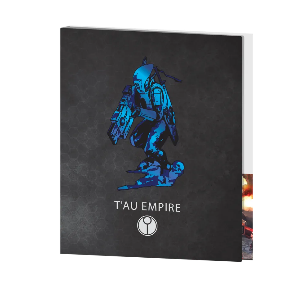ultra-pro-t-au-empire-datasheet-folio-warhammer-40-000-index-kartenmappe image 1