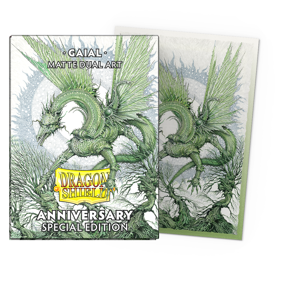 dragon-shield-gaial-matte-dual-art-sleeves-25th-anniversary image 1